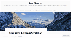 Desktop Screenshot of jeanmarcly.wordpress.com