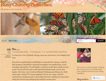 Tablet Screenshot of busychasingbutterflies.wordpress.com