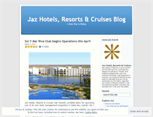 Tablet Screenshot of jaztravel.wordpress.com