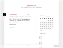 Tablet Screenshot of haanisama5210.wordpress.com