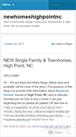 Mobile Screenshot of newhomeshighpointnc.wordpress.com