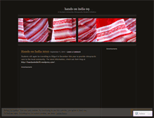 Tablet Screenshot of handsonindia09.wordpress.com