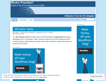 Tablet Screenshot of nzsof.wordpress.com