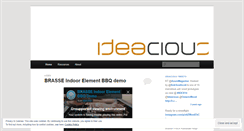 Desktop Screenshot of ideacious.wordpress.com