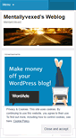 Mobile Screenshot of mentallyvexed.wordpress.com