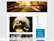 Tablet Screenshot of mentallyvexed.wordpress.com