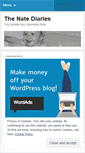 Mobile Screenshot of natediaries.wordpress.com