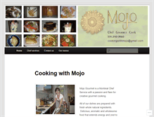 Tablet Screenshot of cookingwithmojo.wordpress.com