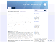 Tablet Screenshot of anandaenanda.wordpress.com
