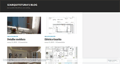 Desktop Screenshot of izarquitetura.wordpress.com