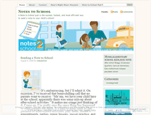 Tablet Screenshot of note2school.wordpress.com