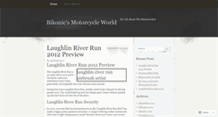 Desktop Screenshot of bikonicmotorcycleworld.wordpress.com