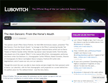 Tablet Screenshot of lubovitch.wordpress.com