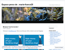 Tablet Screenshot of marieetdoudou.wordpress.com