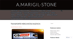 Desktop Screenshot of amarigilstone.wordpress.com