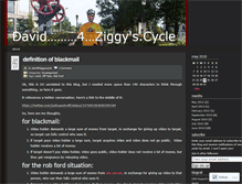 Tablet Screenshot of david4ziggyscycle.wordpress.com