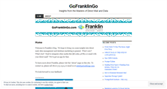 Desktop Screenshot of gofranklingo.wordpress.com