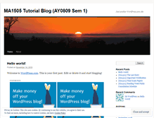 Tablet Screenshot of ma1505.wordpress.com