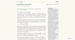 Desktop Screenshot of amemoriaesquecida.wordpress.com