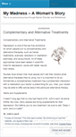 Mobile Screenshot of mymadness.wordpress.com