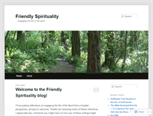 Tablet Screenshot of friendlyspirituality.wordpress.com