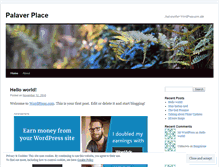 Tablet Screenshot of palaverplace.wordpress.com