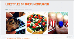 Desktop Screenshot of lifestylesofthefunemployed.wordpress.com