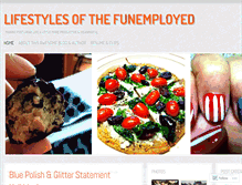 Tablet Screenshot of lifestylesofthefunemployed.wordpress.com