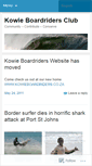 Mobile Screenshot of kowieboardriders.wordpress.com