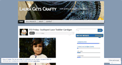 Desktop Screenshot of lauragetscrafty.wordpress.com
