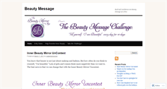 Desktop Screenshot of beautymessage.wordpress.com