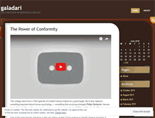 Tablet Screenshot of galadari.wordpress.com