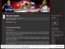 Tablet Screenshot of futboldecuba.wordpress.com
