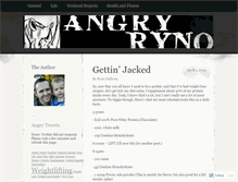 Tablet Screenshot of angryryno.wordpress.com