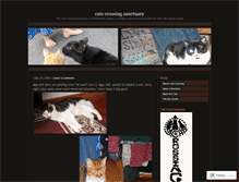 Tablet Screenshot of catscrossing.wordpress.com