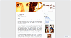Desktop Screenshot of becomingella.wordpress.com