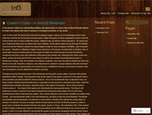 Tablet Screenshot of 1nf3.wordpress.com
