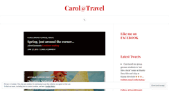 Desktop Screenshot of caroltravelwriter.wordpress.com