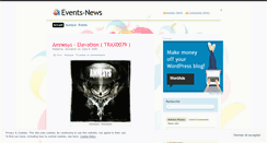 Desktop Screenshot of eventsnews.wordpress.com