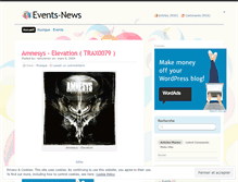 Tablet Screenshot of eventsnews.wordpress.com