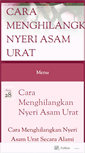 Mobile Screenshot of caramenghilangkannyeriasamurat.wordpress.com