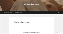 Desktop Screenshot of histoiredecoquine.wordpress.com