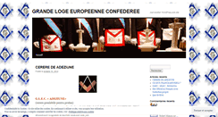 Desktop Screenshot of grandelogeeuropeenneconfederee.wordpress.com