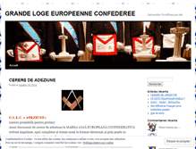 Tablet Screenshot of grandelogeeuropeenneconfederee.wordpress.com