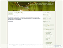 Tablet Screenshot of haveyounohometogoto.wordpress.com