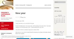 Desktop Screenshot of freddiescoffeebar.wordpress.com