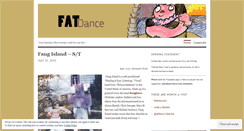 Desktop Screenshot of fatdance.wordpress.com