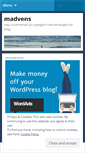 Mobile Screenshot of madvens.wordpress.com