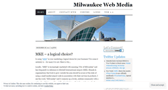 Desktop Screenshot of milwaukeewebmedia.wordpress.com