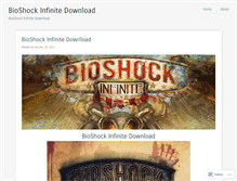 Tablet Screenshot of bioshockinfinitedownload.wordpress.com